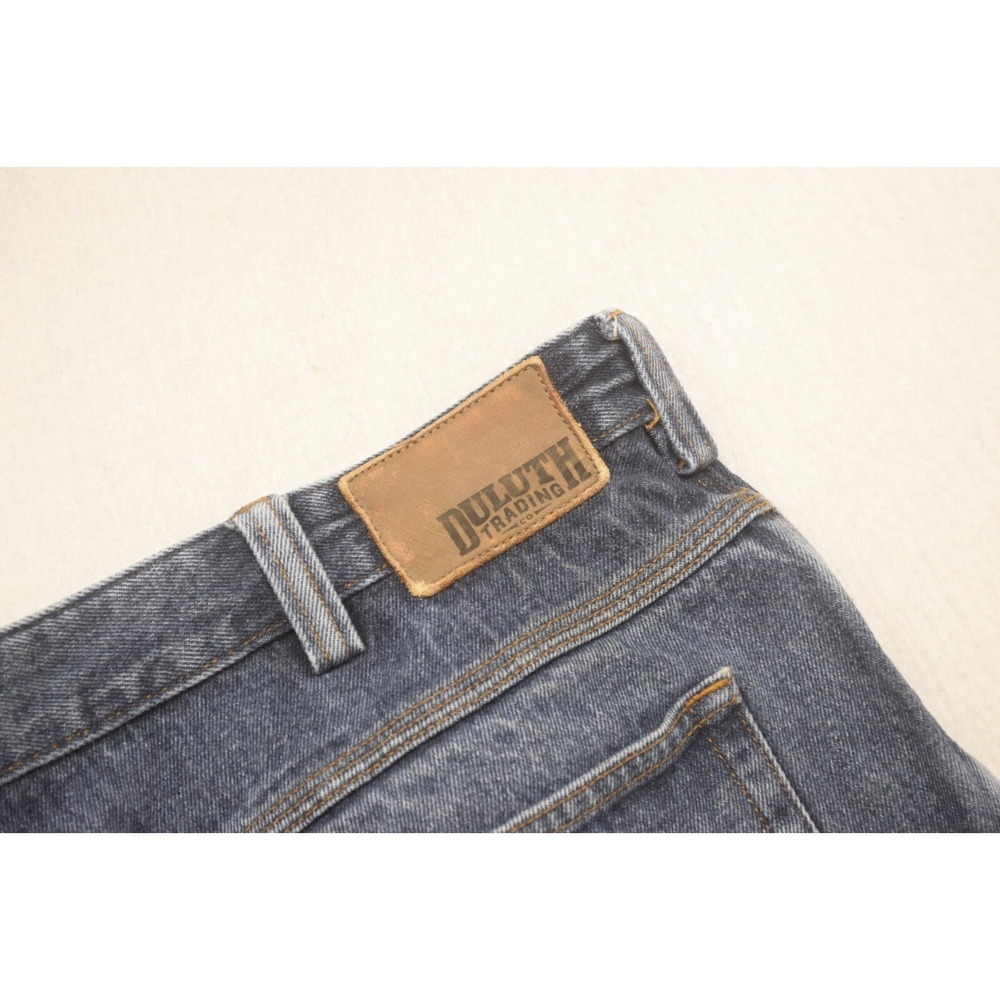 Duluth Trading Co Denim Blue Jeans Rugged Straight Leg Mens Size‎ 40 x 34